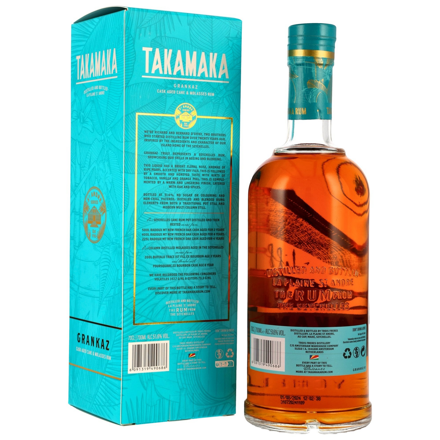 TAKAMAKA - Grankaz Rum Batch 3 - 51,6% Vol.