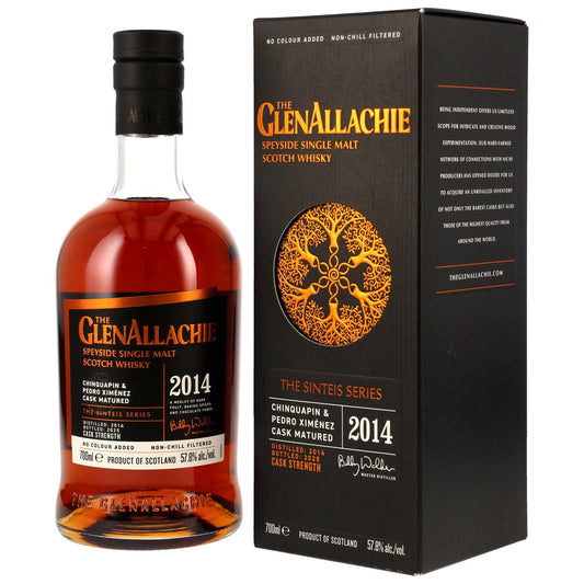 GLENALLACHIE - 2014/2025 Sinteis Series Part I Chinquapin & PX Casks - 57,8% Vol.