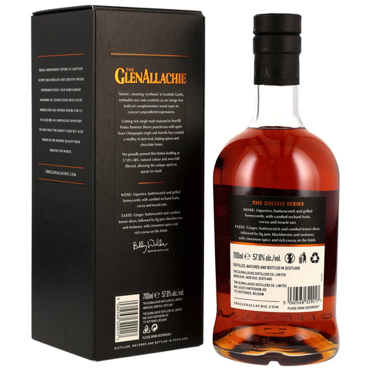 GLENALLACHIE - 2014/2025 Sinteis Series Part I Chinquapin & PX Casks - 57,8% Vol.