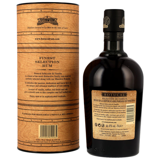 BOTUCAL - Seleccion de Familia Rum - 43% Vol.