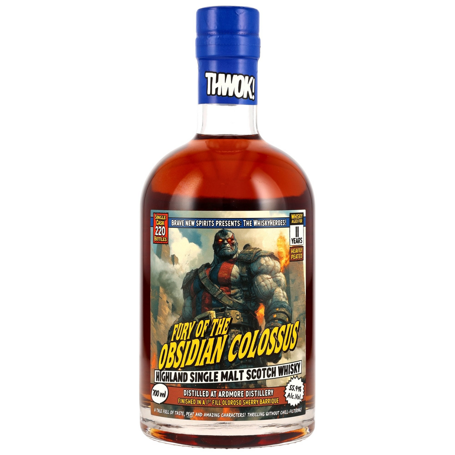 ARDMORE - 11 Jahre Whiskyheroes: Fury of the Obsidian Colossus Brave New Spirits - 55,9% Vol.