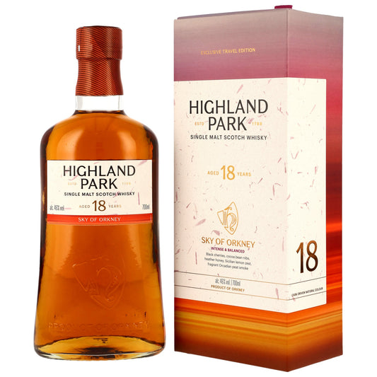 HIGHLAND PARK - 18 Jahre Sky of Orkney 1st Fill & Refill Sherry Casks - 46% Vol.