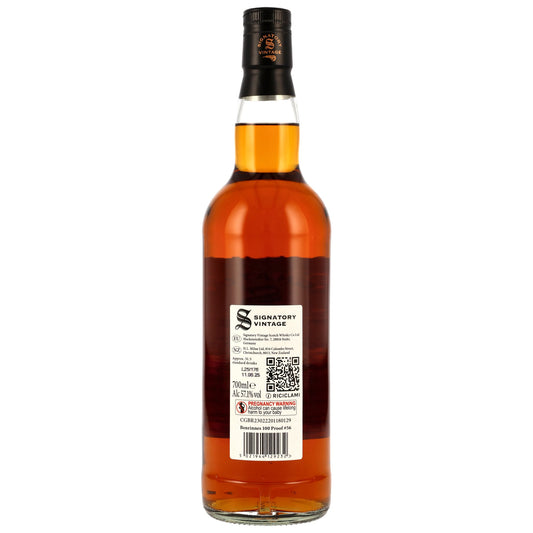 BENRINNES - 2012/2025 13 Jahre - 1st Fill & Refill Oloroso Sherry Butts - Signatory 100 PROOF Edition #56 - 57,1% Vol.