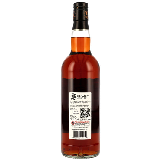 BALMENACH - 2016/2025 9 Jahre - 1st Fill Oloroso Sherry Butts - Signatory 100 PROOF Edition #57 - 57,1% Vol.