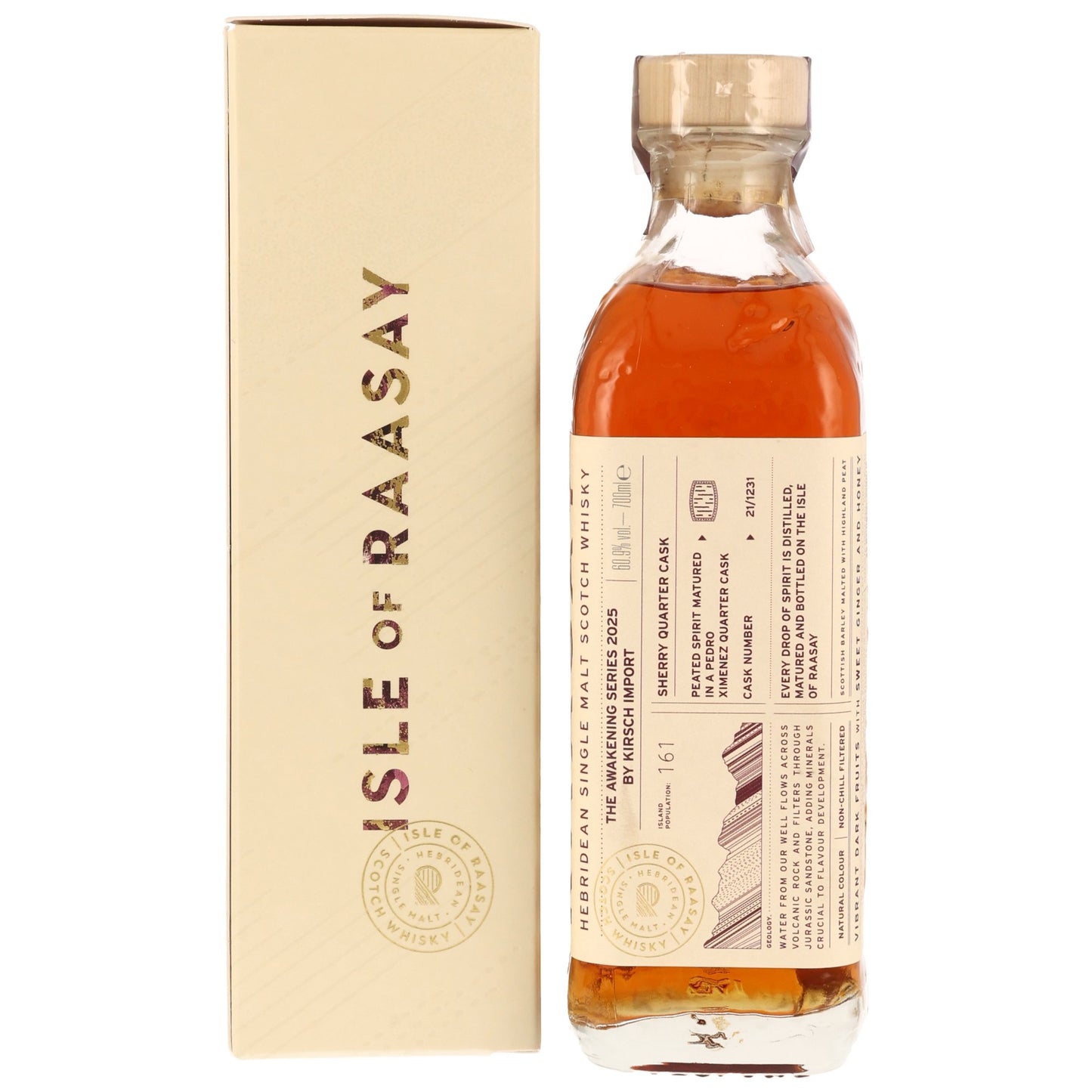 ISLE OF RAASAY - PX Single Cask #21/1231 - The Awakening Series - 60,9% Vol.