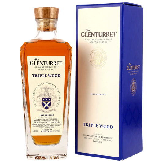GLENTURRET - Triple Wood 2025 Release - 45% Vol.
