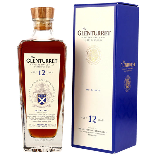 GLENTURRET - 12 Jahre Release 2025 - 46,2% Vol.
