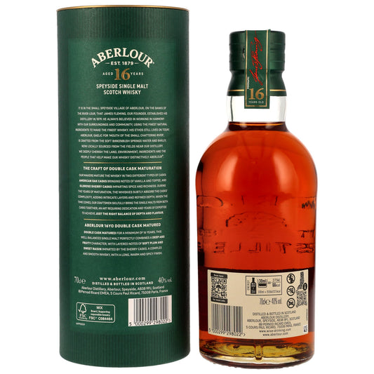 ABERLOUR - 16 Jahre Double Cask 2025 - 40% Vol.