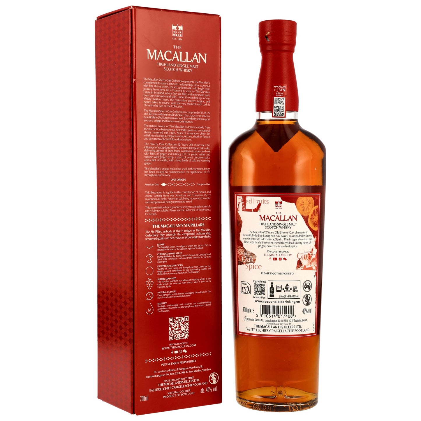 MACALLAN - 12 Jahre Sherry Cask Collection - 40% Vol.