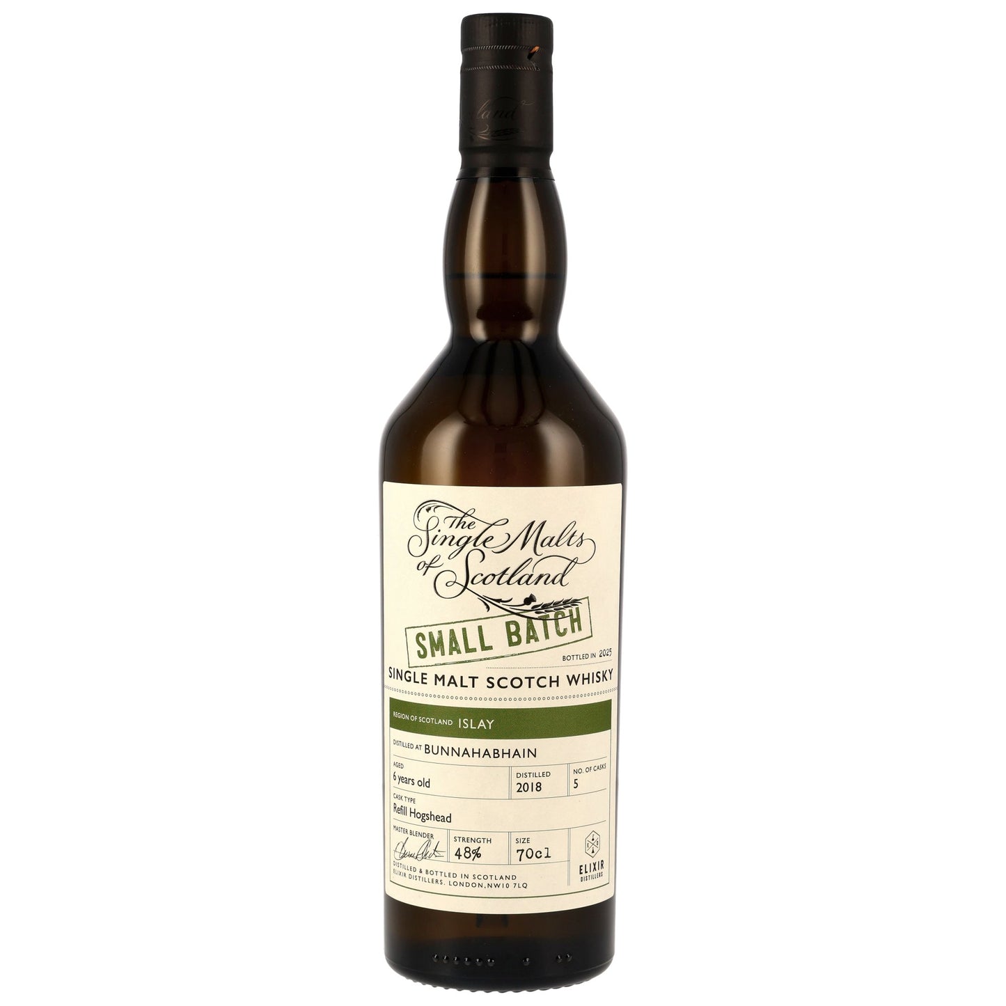 BUNNAHABHAIN - 2018/2025 - 6 Jahre Small Batch  (SMoS) - 48% Vol.