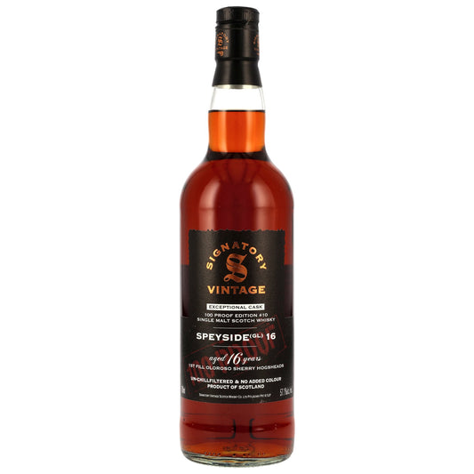 SPEYSIDE (GL) - 16 Jahre Signatory 100 PROOF Exceptional Cask Edition #10 - 57,1% Vol.