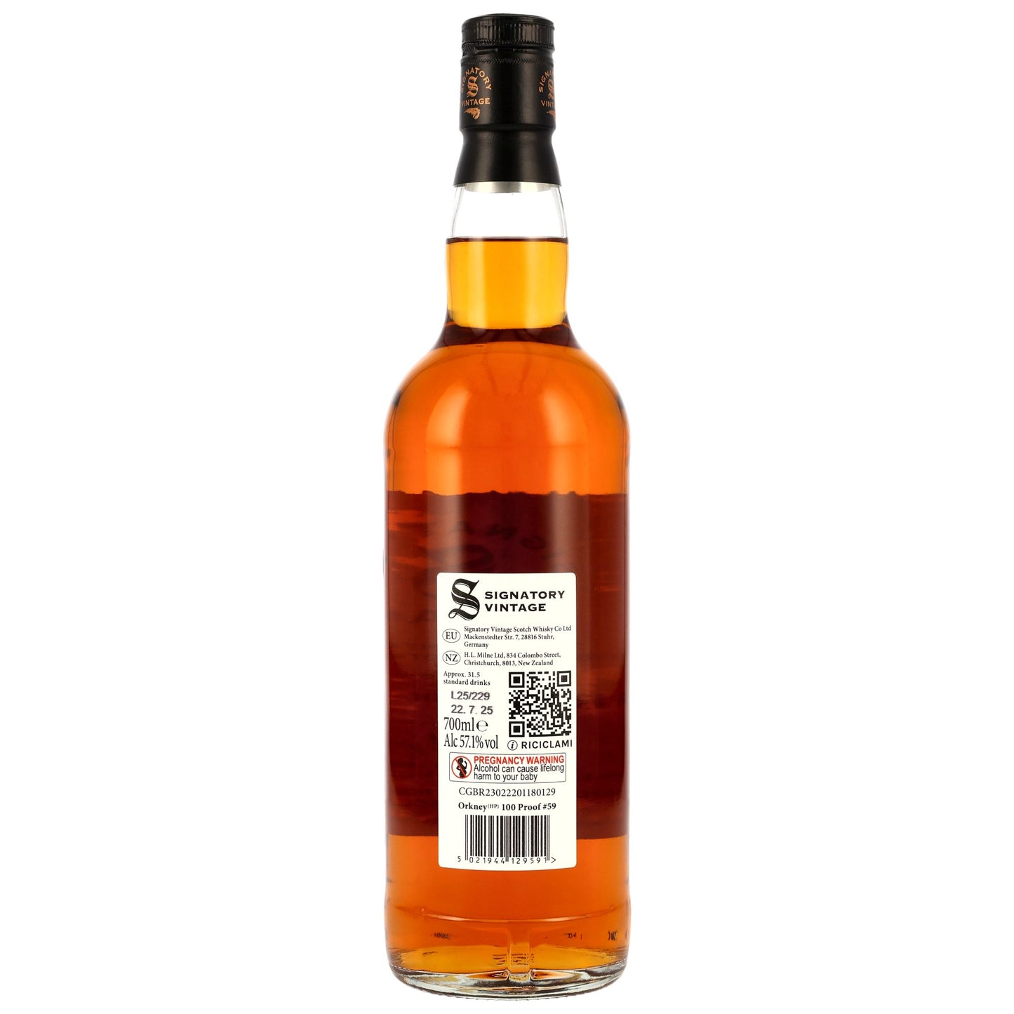 ORKNEY (HP) - 2011/2025 – Palo Cortado Finish – 100 Proof Edition #59 57,1% Vol.
