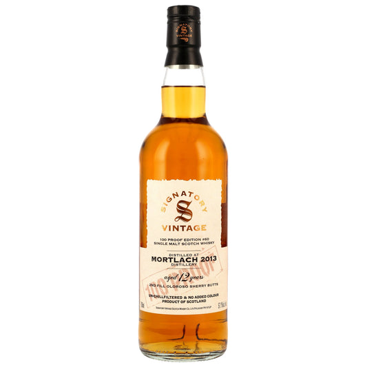 MORTLACH - 2013/2025 – Signatory Vintage 100 Proof Edition #60 57,1% Vol.