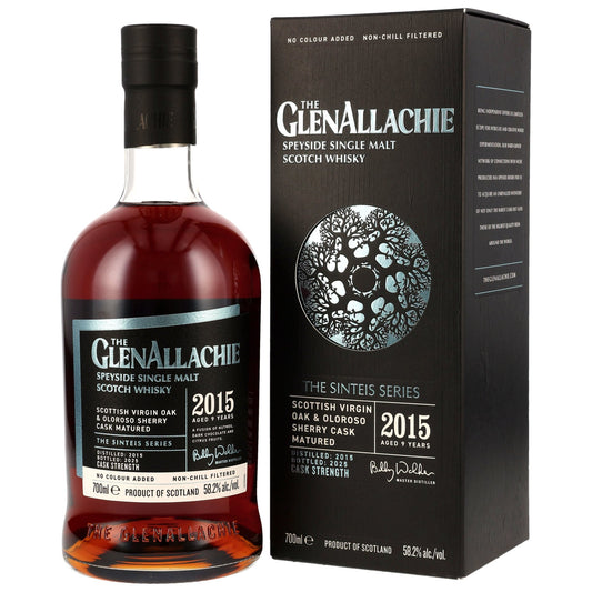 GLENALLACHIE - 2015/2025 Sinteis Series Part II - Scottish Virgin Oak & Oloroso Cask - 58,2% Vol.