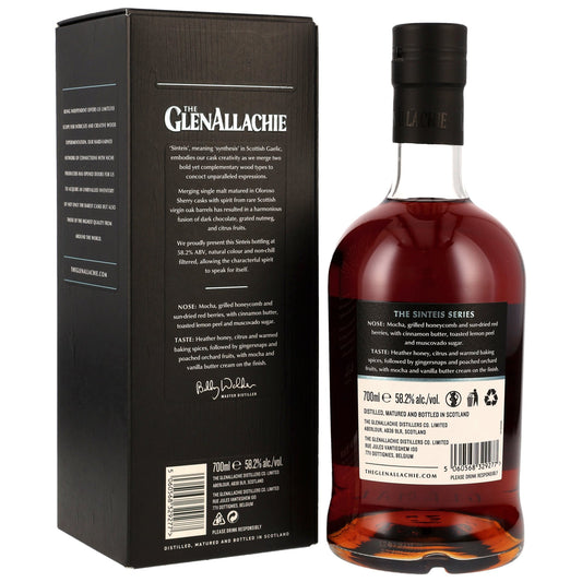 GLENALLACHIE - 2015/2025 Sinteis Series Part II - Scottish Virgin Oak & Oloroso Cask - 58,2% Vol.