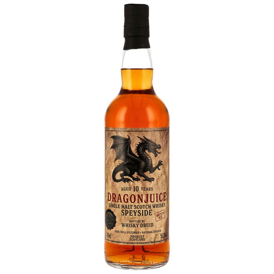 WHISKY DRUID - Dragonjuice 10 Jahre Speyside Single Malt Whisky - Batch #2 - 50,2% Vol.