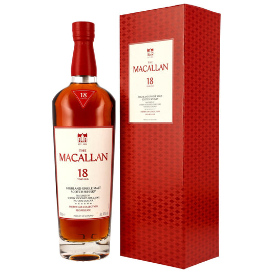 MACALLAN - 18 Jahre Sherry Oak 2025 - 43% Vol.