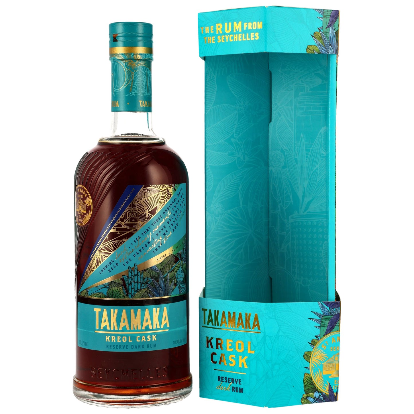 TAKAMAKA - Kreol Cask Rum - 40,3% Vol.