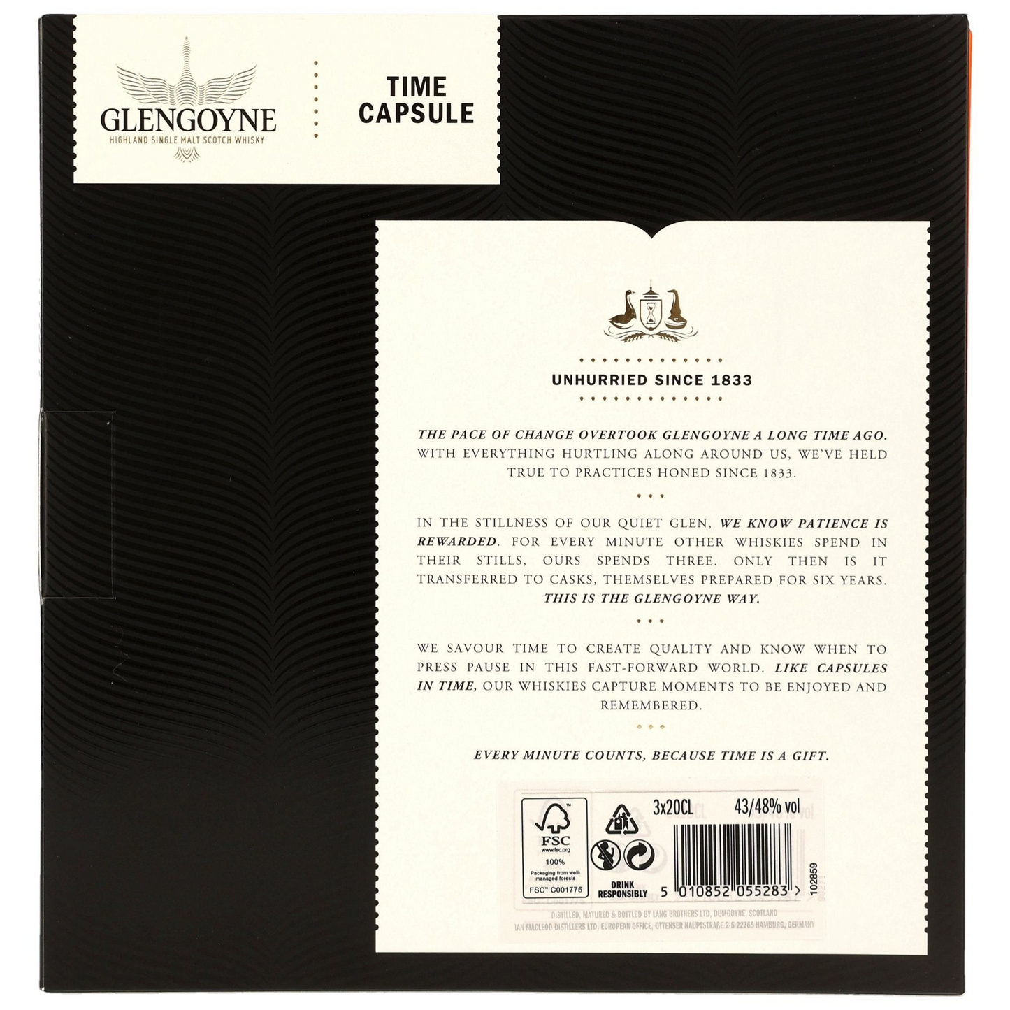 GLENGOYNE - Time Capsule Pack 3x200ml - 44,7% Vol.