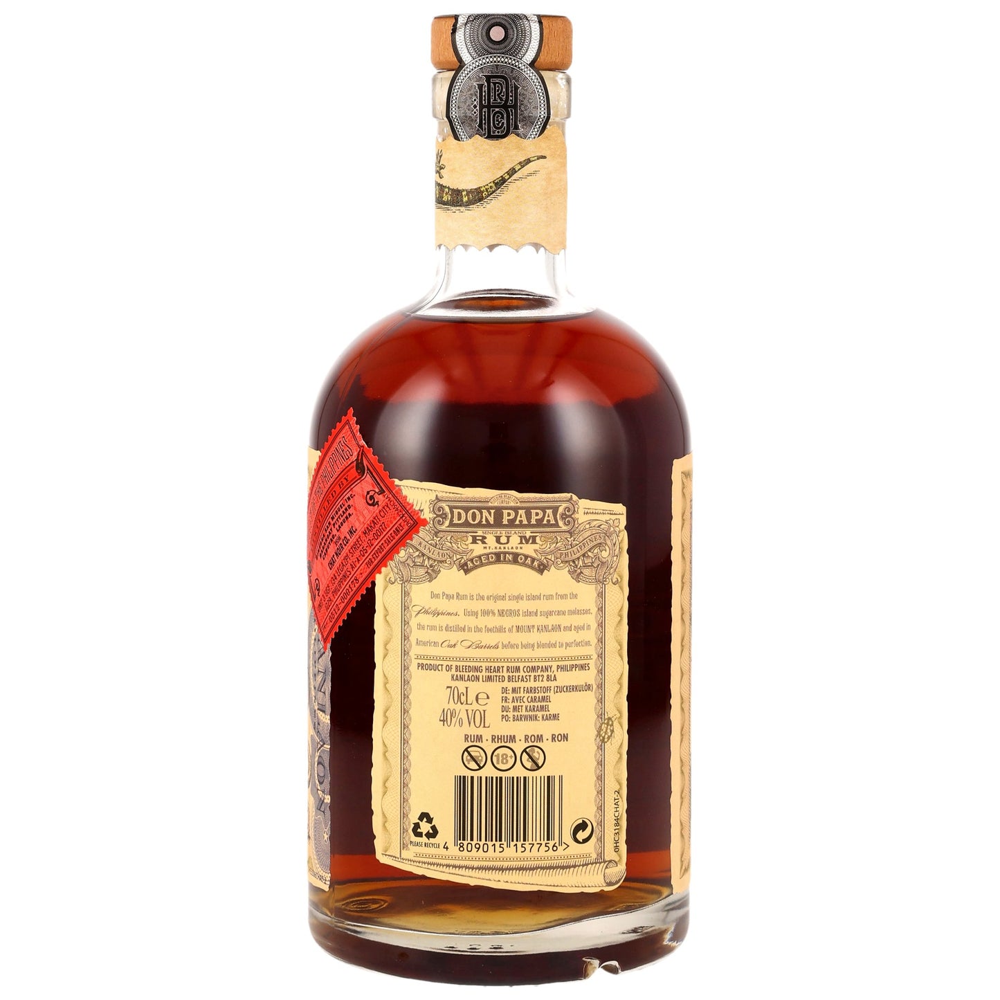 DON PAPA - Single Island Rum - 40% Vol.
