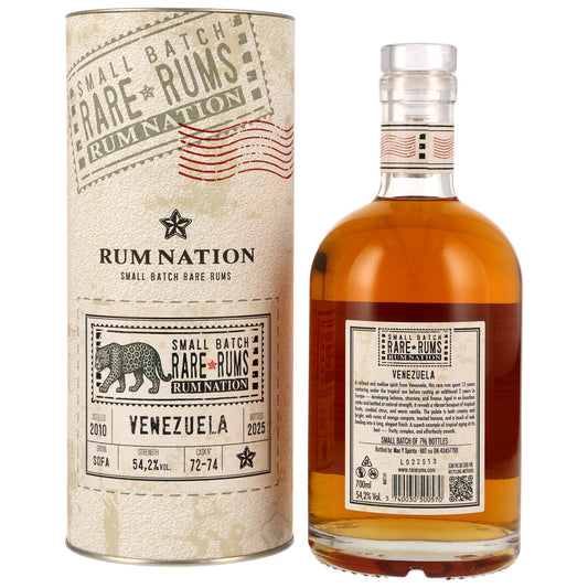 RUM NATION - Venezuela (SOFA) 2010/2025 15 Jahre - 54,2% Vol.