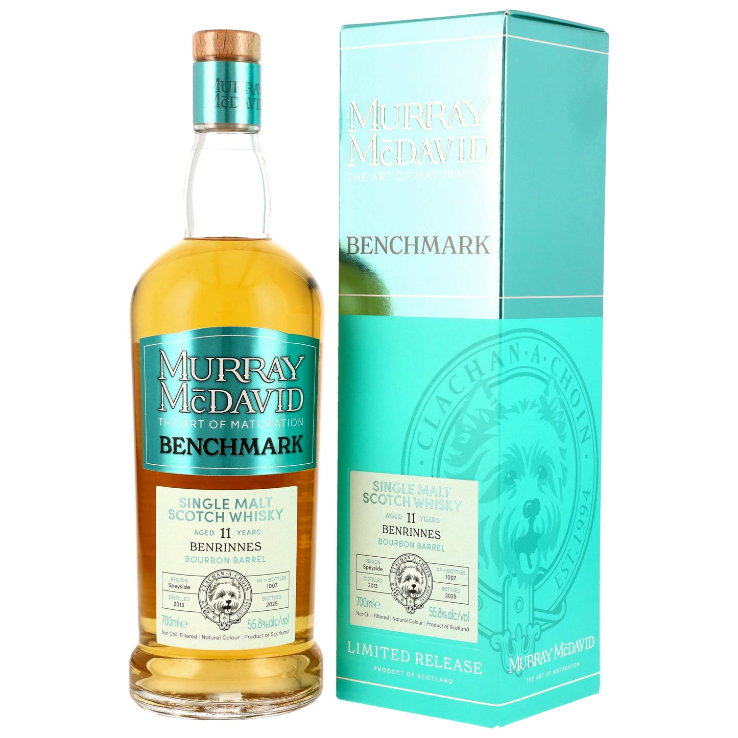 BENRINNES - 2013/2025 11 Jahre Bourbon Barrels - 55,8% Vol.