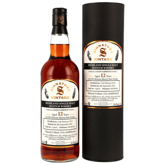 GLEN GARIOCH - 12 Jahre 1st Fill Oloroso Sherry Cask Finish #3 - 54,4% Vol.