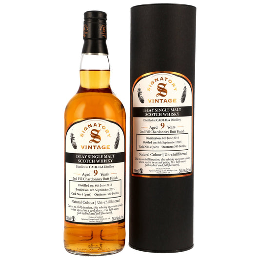 CAOL ILA - 9 Jahre 2nd Fill Chardonnay Cask Finish #4 - 58,4% Vol.