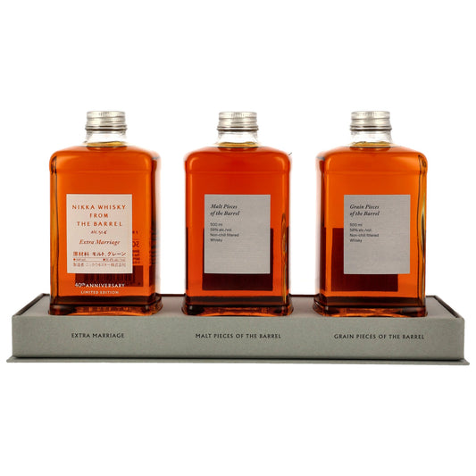 NIKKA - Whisky from the Barrel Limited Edition 3 Bottle Assort - 55,8% Vol.