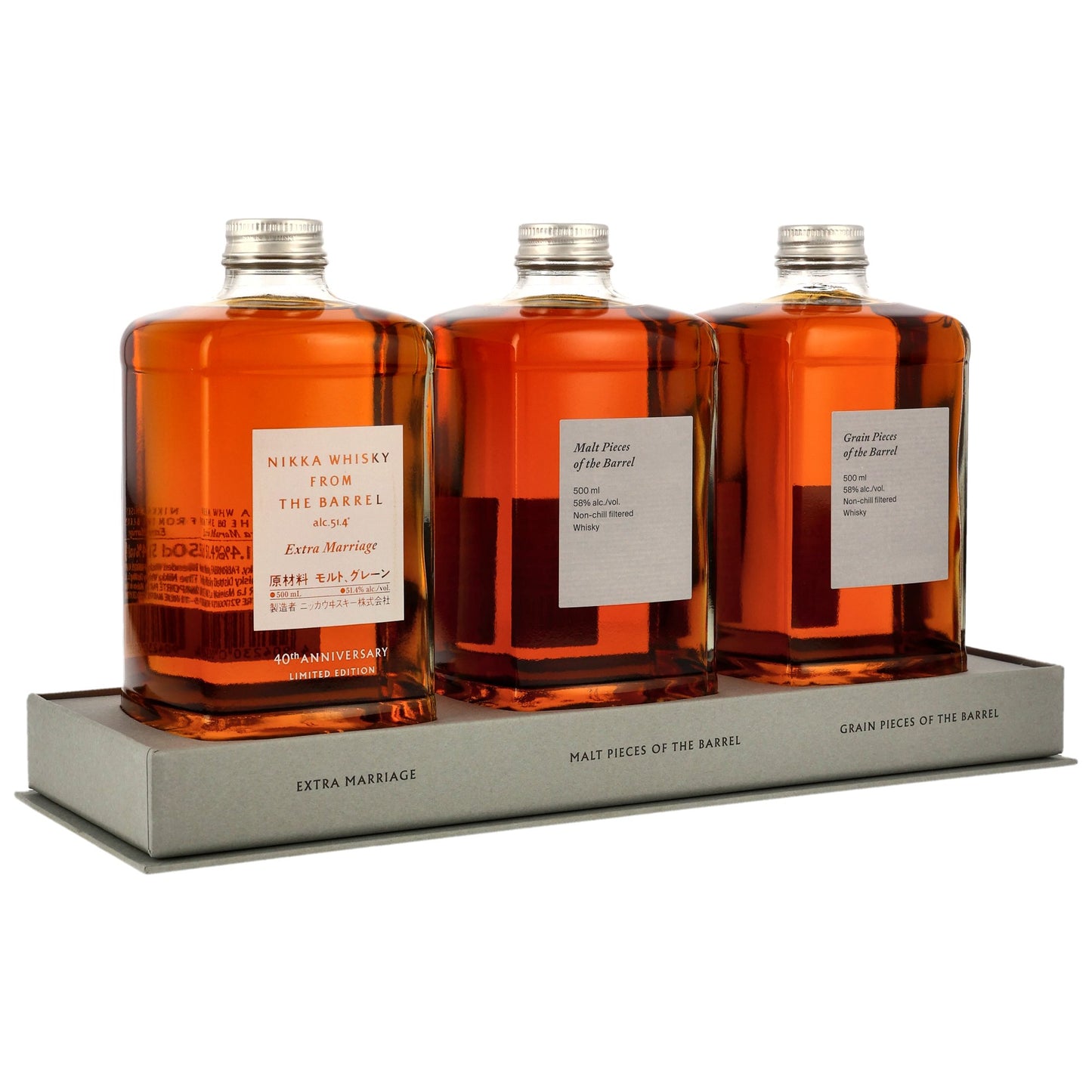 NIKKA - Whisky from the Barrel Limited Edition 3 Bottle Assort - 55,8% Vol.