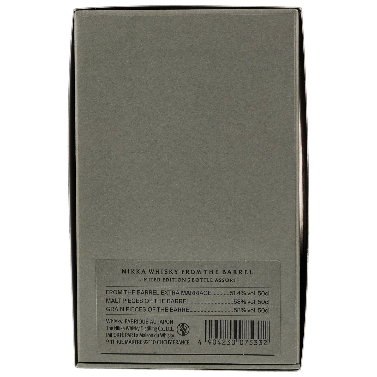 NIKKA - Whisky from the Barrel Limited Edition 3 Bottle Assort - 55,8% Vol.