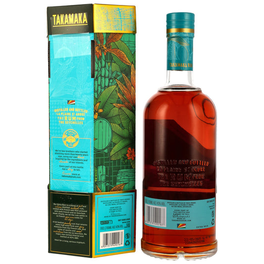 TAKAMAKA - Extra Noir Rum - 43% Vol.