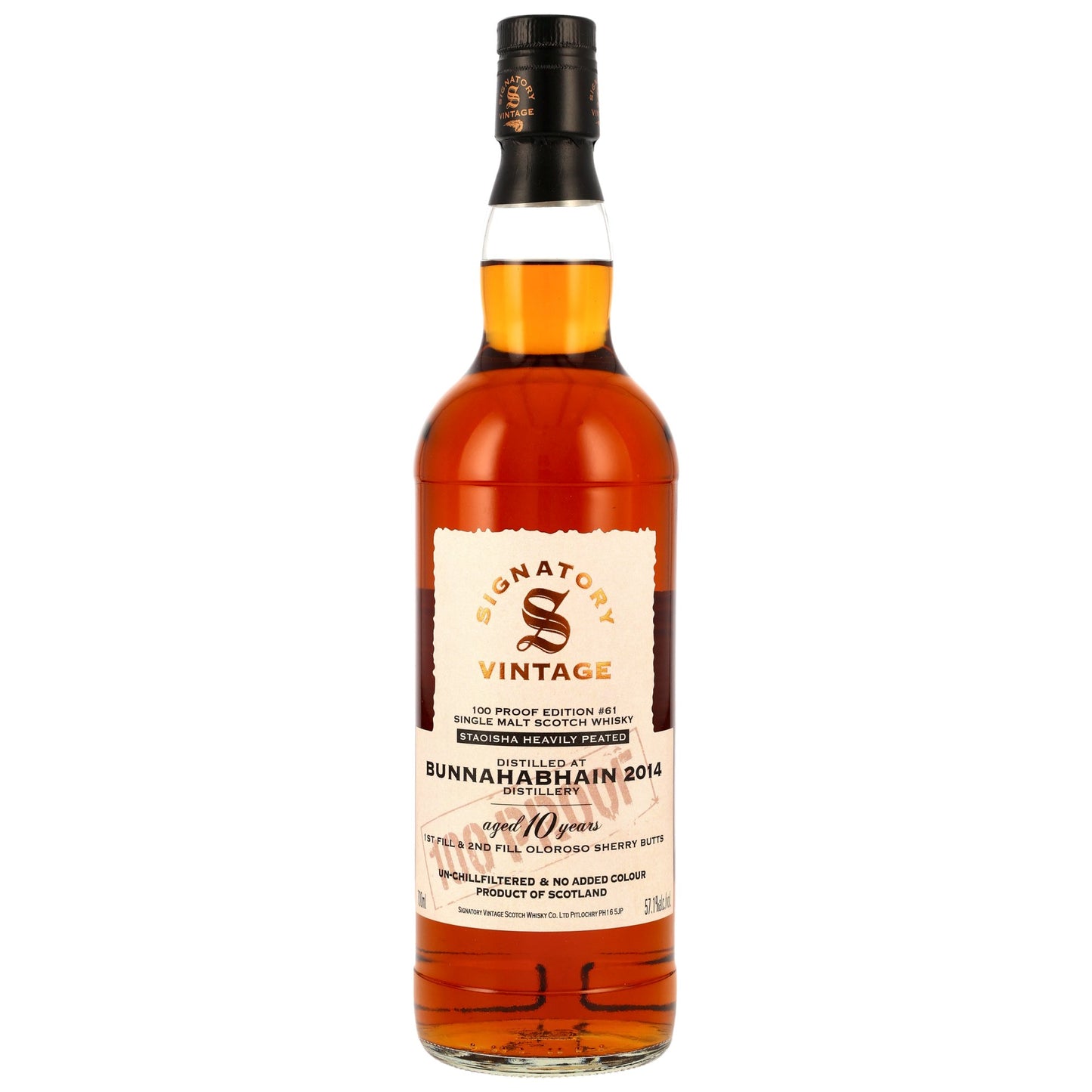 Bunnahabhain Staoisha 2014/2025 – 100 Proof Edition #61