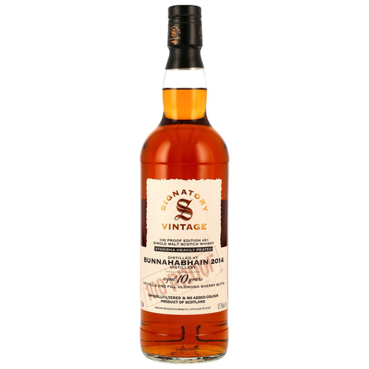 Bunnahabhain Staoisha 2014/2025 – 100 Proof Edition #61