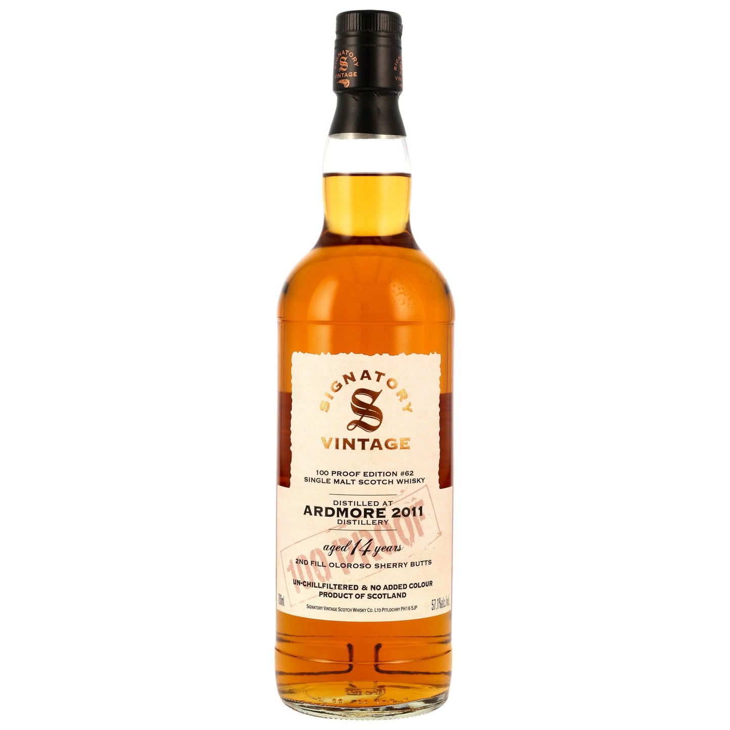 Ardmore 2011/2025 - Signatory 100 PROOF Edition #62