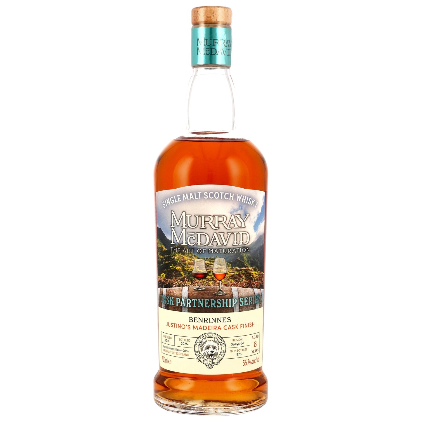 BENRINNES - 2016/2025 8 Jahre Madeira Cask Partnership - 55,7% Vol.