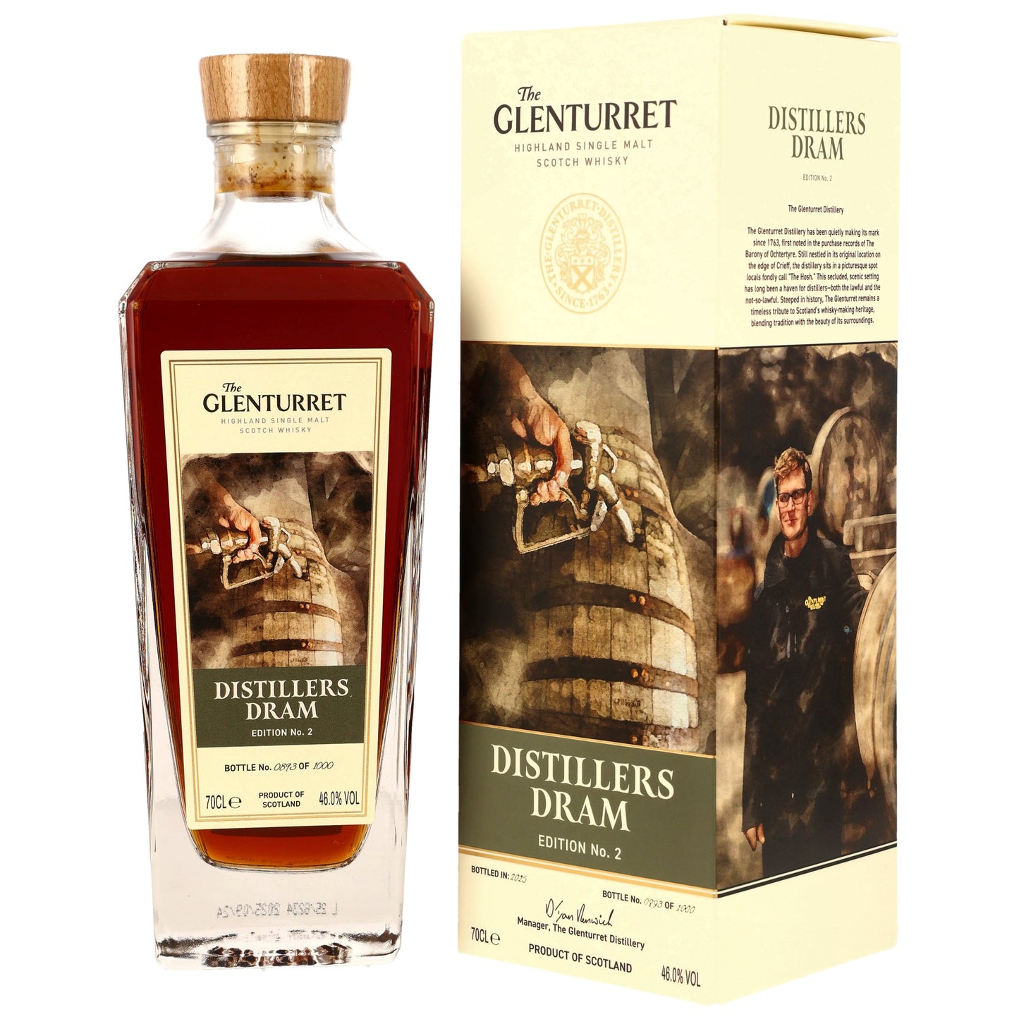 GLENTURRET - Distillers Dram Edition No.2 - 46% Vol.
