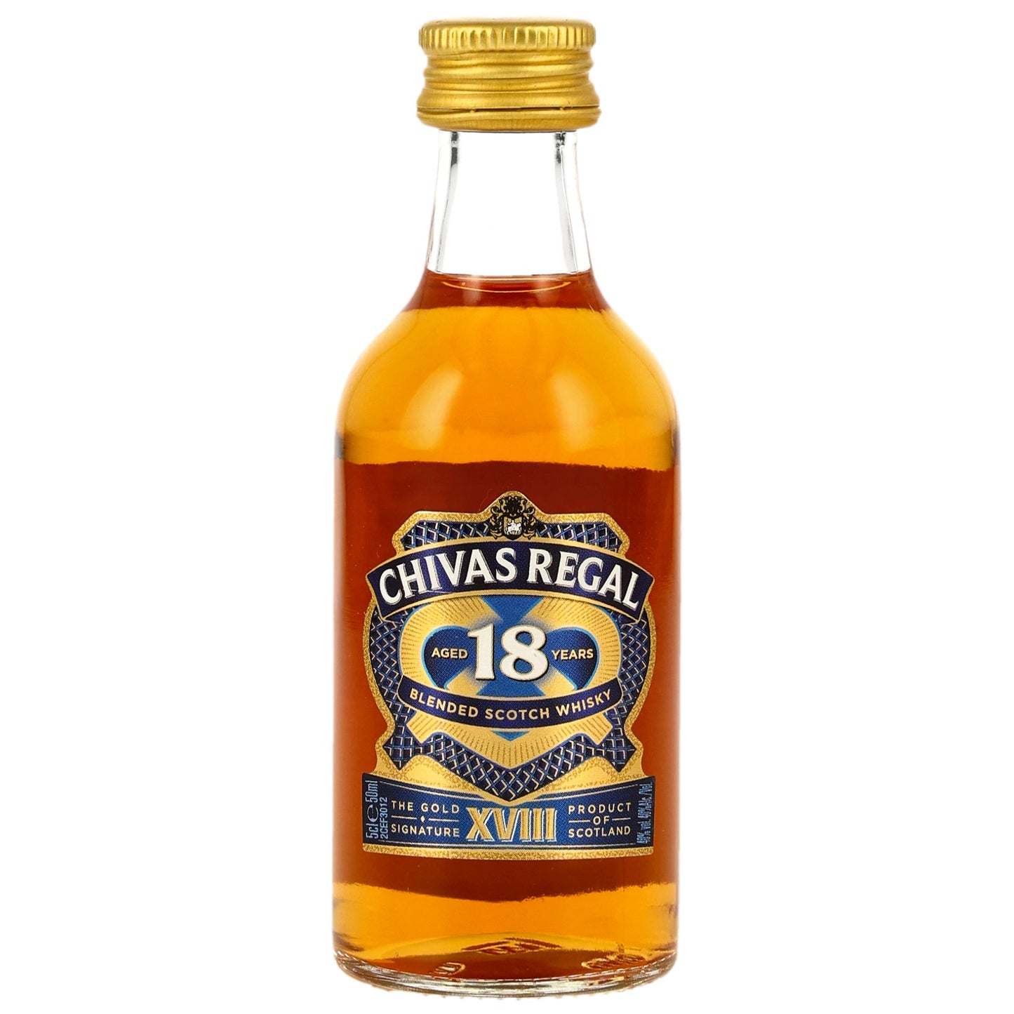 CHIVAS REGAL - 18 Jahre Gold Signature mini - 40% Vol.