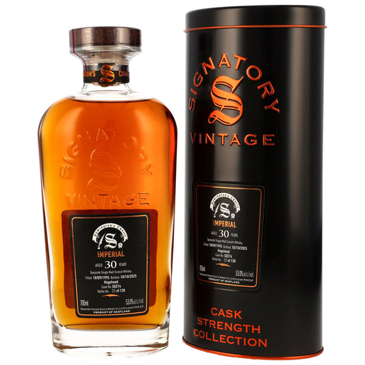 IMPERIAL - 1995/2025 30 Jahre Hogshead #50274 Symingtons Choice - 53% Vol.