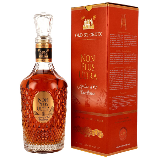 Old St. Croix - Non Plus Ultra Ambre dor Excellence - 42% Vol.