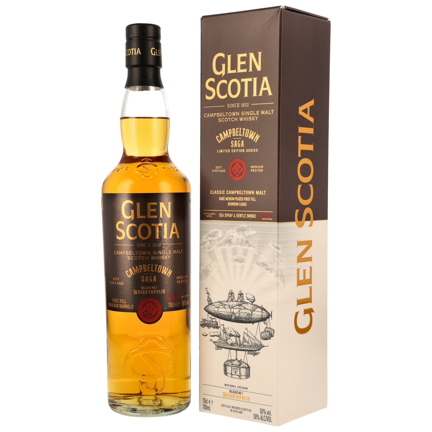 GLEN SCOTIA - 2011/2025 Whiskyopolis Campbeltown Saga No.1 - 50% Vol.