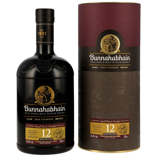 BUNNAHABHAIN - 12 Jahre Cask Strength 2025 Edition - 56,4% Vol.