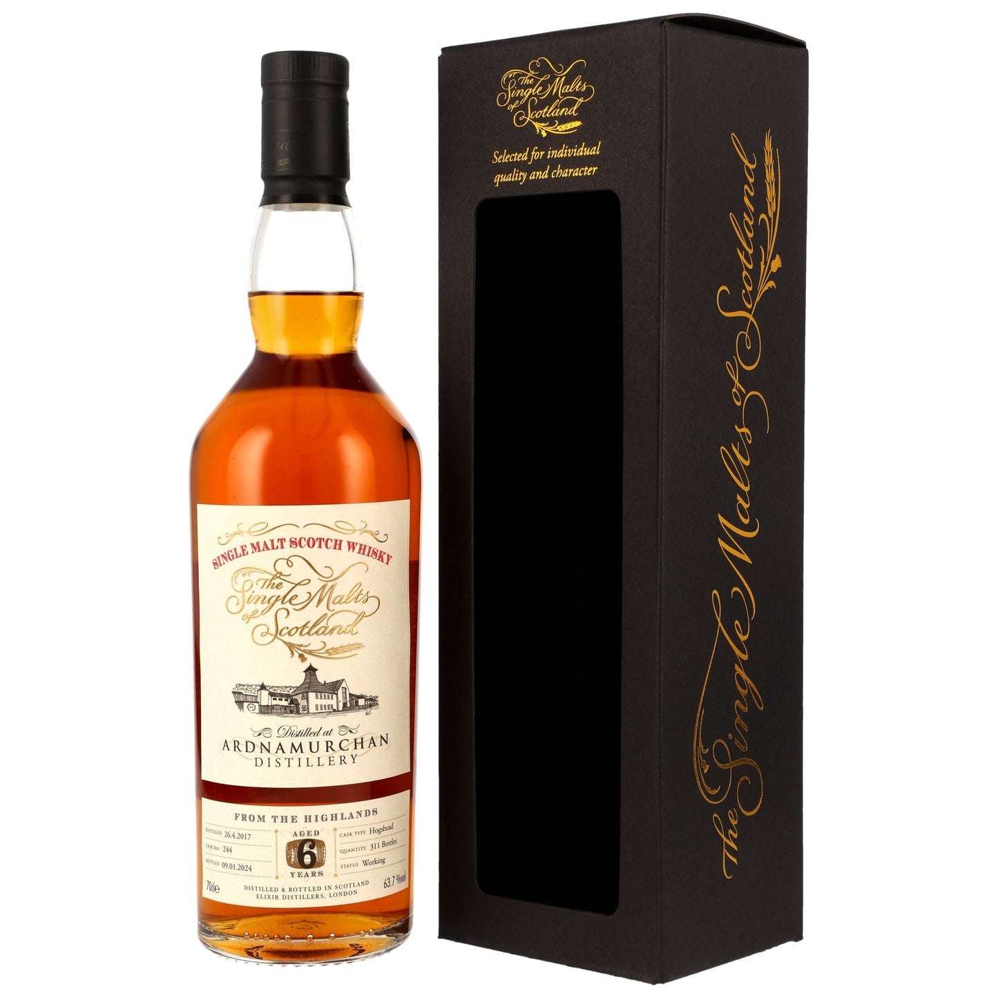 ARDNAMURCHAN - 6 Jahre Hogshead #244 (SMoS) - 63,7% Vol.