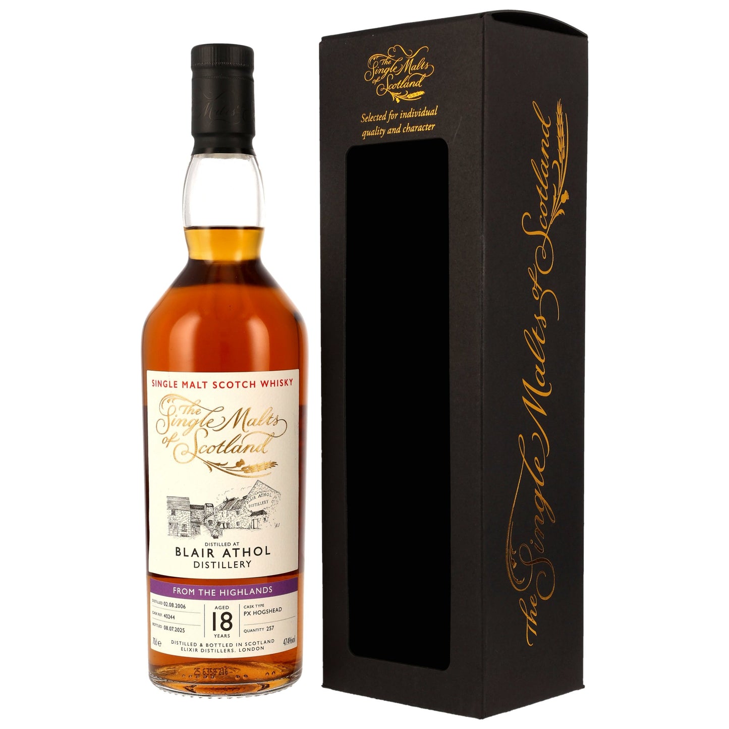 BLAIR ATHOL - 18 Jahre PX Sherry Hogshead #40244 (SMoS) - 47,4% Vol.
