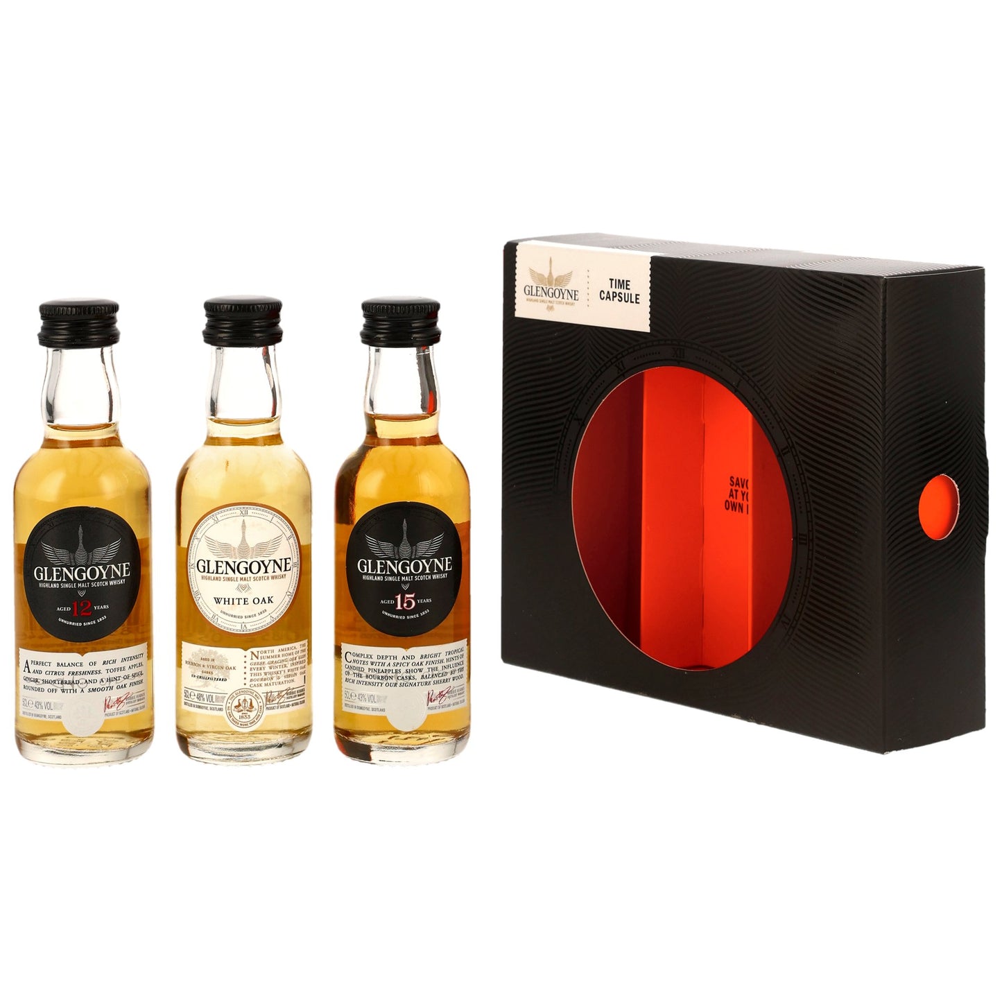GLENGOYNE - Time Capsule Mini Set 3x0,05l - 44,67% Vol.