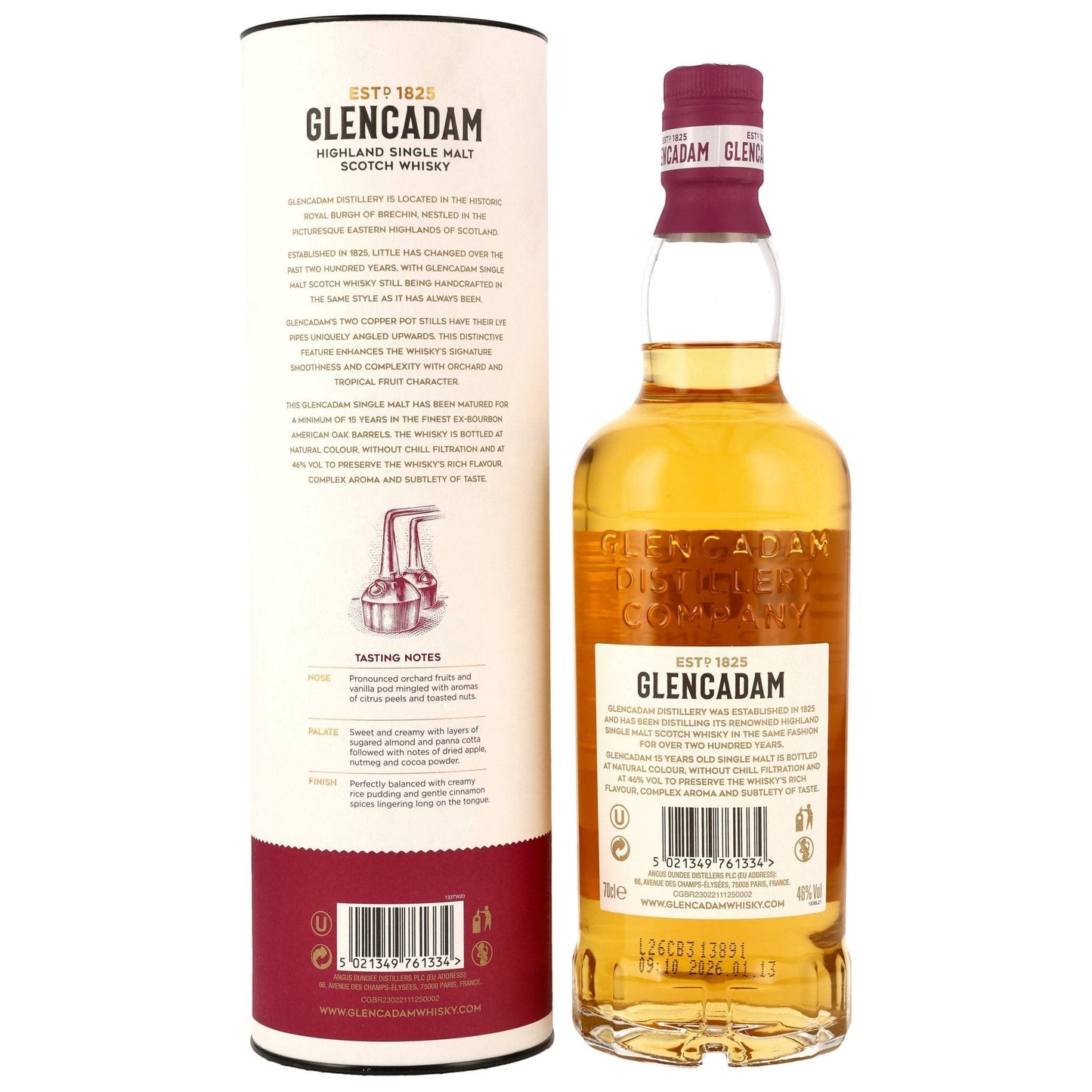 GLENCADAM - 15 Jahre - 46% Vol.