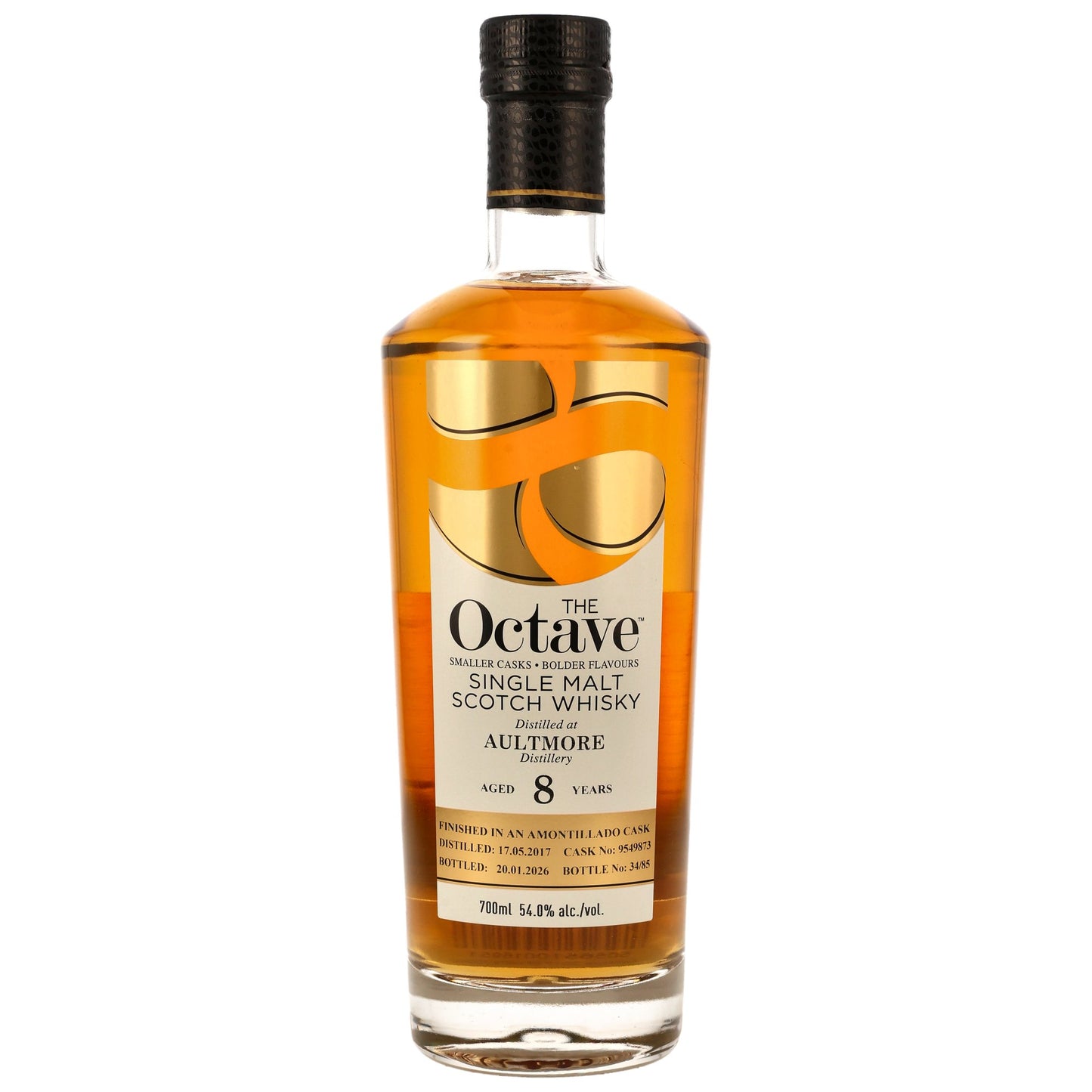 DUNCAN TAYLOR - Aultmore 2017/2026 - 8 Jahre Amontillado Sherry Cask Finish #9549873 The Octaves - 54% Vol.