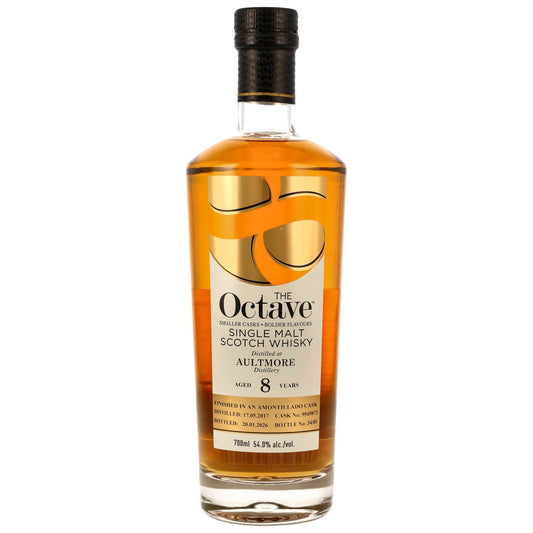 DUNCAN TAYLOR - Aultmore 2017/2026 - 8 Jahre Amontillado Sherry Cask Finish #9549873 The Octaves - 54% Vol.