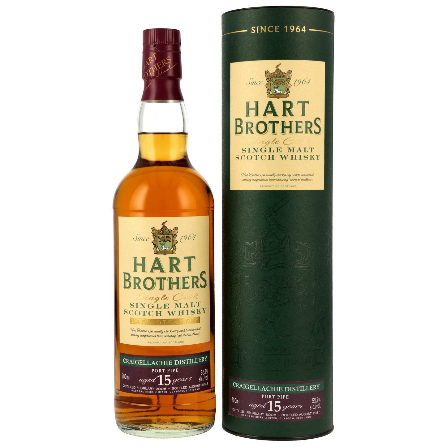 HART BROTHERS - Craigellachie 2008/2023 15 Jahre Port Pipe - 55,7% Vol.