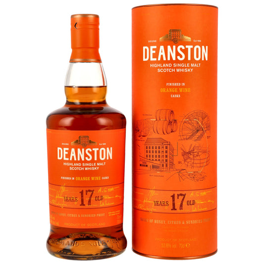 DEANSTON - 17 Jahre Orange Wine Casks Finish - 53,6% Vol.